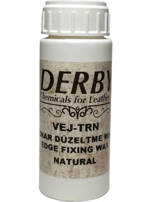 Derby Vejetal Trn Deri Kenarı Düzeltme Vaksı 100 ml (Leathercraft, Deri Hobi)
