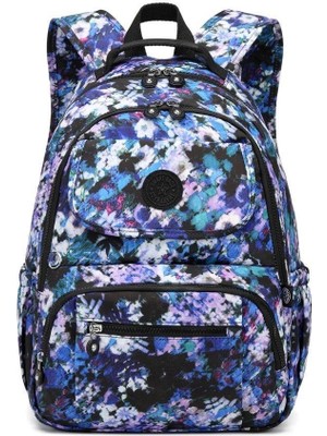 Smart Bags 1215 Mavi Printing Sırt Çantası