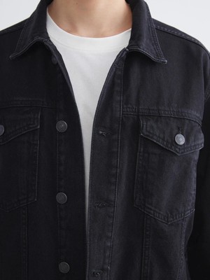 Lcw  Standart Kalıp Erkek Jean Ceket  (W5)