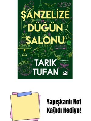 Şanzelize Düğün Salonu - Sc + Yapışkanlı Not Kağıdı