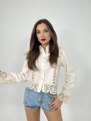 Runiquehome 6424 Gömlek-Bej