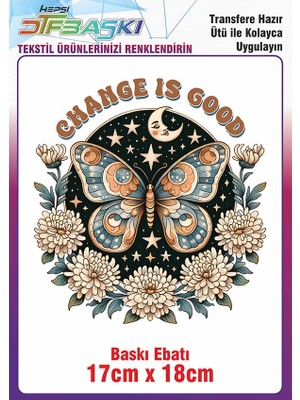 Kelebek Ütü ile Yapışan Kumaş Tekstil Tişört Dtf Baskı