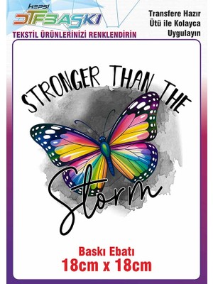 Kelebek Ütü ile Yapışan Kumaş Tekstil Tişört Dtf Baskı