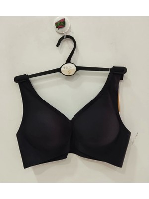 Belvü Kadın Lazer Kesim Çıkarılabilir Pedli Siyah Sütyen -1231