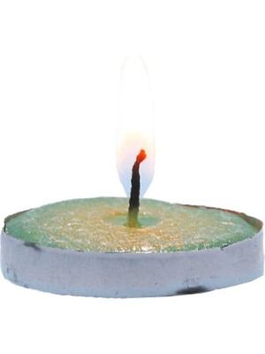 Tea Lights Yeşil Mum 5 Li 1 Paket