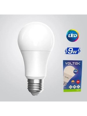Voltek 6 lı LED Ampül 9 W Beyaz  Işık Ekonomik paket