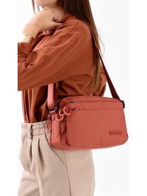 Kadın Postacı Çanta Paraşüt Kumaş Çapraz Askılı Elde Tutmalı Omuz Çantası 21*17 cm Su Itici Kumaş