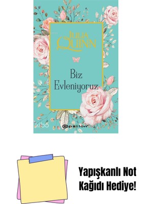 Biz Evleniyoruz + Yapışkanlı Not Kağıdı