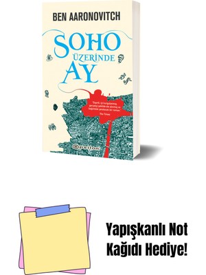 Soho Üzerinde Ay + Yapışkanlı Not Kağıdı