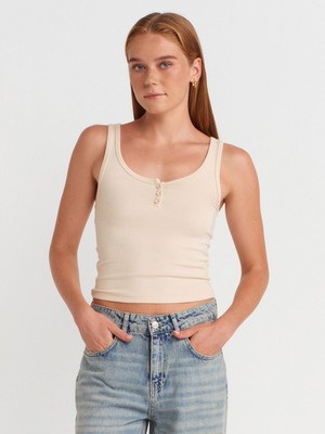 21158 Düğmeli Askılı Top-Taş