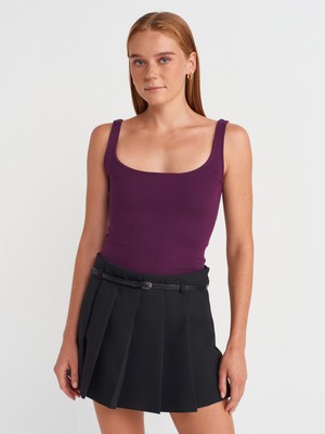 21057 Askılı Atlet-Mor