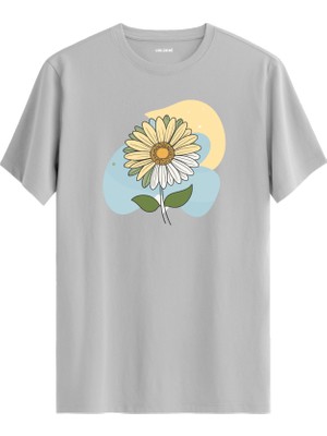 Papatya Baskılı Tişört