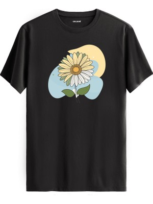 Papatya Baskılı Tişört