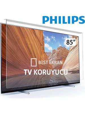 Philips 85" Inç Android 4k-8k OLED Ultra Hd Smart Ambilight LED QLED Tv Televizyon Tv Ekran Koruyucu