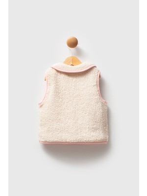 U.s. Polo Assn Kız Bebek Ekru Yelek
