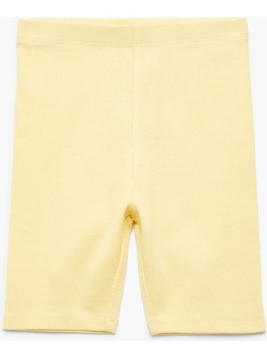 Pamuklu Beli Lastikli Basic Tayt