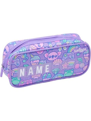 Smiggle Curious Cruiser Id Pencil Case Lilac 456741