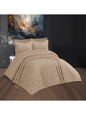 Royam Prestij Çift Kişilik Yatak Örtüsü Pike Takımı 6 Parça