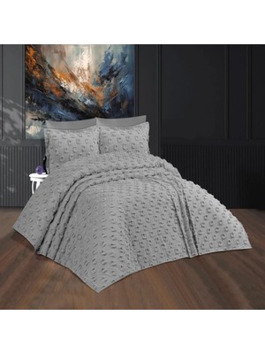 Royam Prestij Çift Kişilik Yatak Örtüsü Pike Takımı 6 Parça