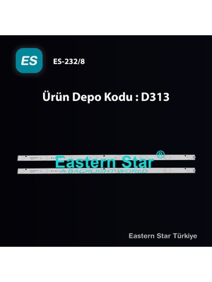 Eastern Star Es-232, Dled32hd2x8, Dled32hd2x8 0004, Awox 3282, Kj32d08-Zc21f-05, Pn:303kj320038, Tv Led Bar
