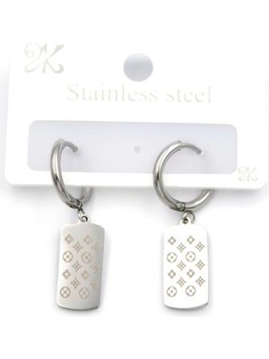 Sallantılı Vc Yonca  Küpe - Gümüş