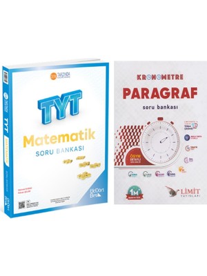 Limit Yayınları Tyt Paragraf ve Üç Dört Beş Matematik Soru Bankası 2 Kitap Set