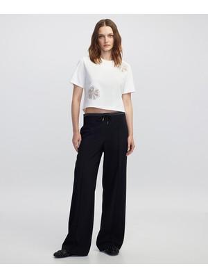 Colorblock Kontrast Bel Pantolon IW6250003105001