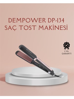 DP-134 Tost Saç Şekillendirici – Hızlı Isınan, Kalıcı ve Belirgin Dalgalar Için Ideal