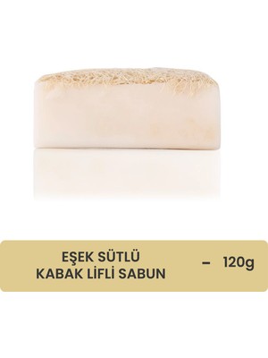 Sis Shine Cosmetic Doğal Kabak Lifli Eşek Sütlü Sabun