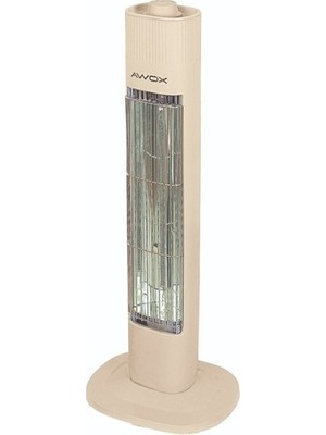 Awox Ligero X9502 600 W Kule Tipi Karbon Infrared Isıtıcı, 10 m² Etki Alanı, Plastik Gövde, 50 cm Yükseklik