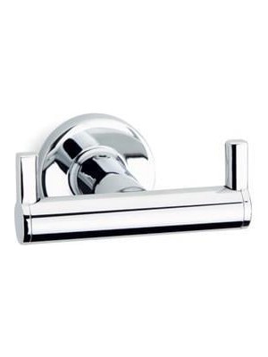 System Banyo Aksesuarları Hoop Duvara Monte İkili Askılık Krom 45x72x81 mm