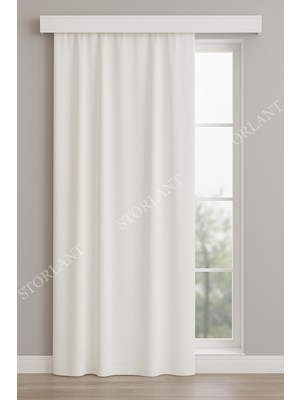 Kırık Beyaz Saten Güneşlik – Fon Veya Tül Fark Etmez, Her Kombine Yakışır! Tüm Odalara Şıklık Katar!