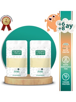 Makarna Lütfen Avantajlı 2'li Organik Bebek Irmiği Seti (2x250 gr)