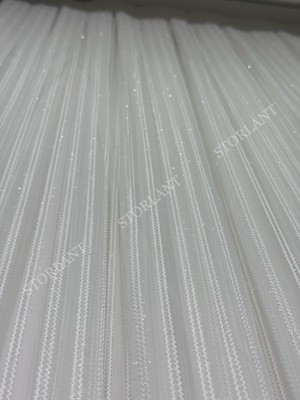 Çift Makarna Burgulu Düz Tül Perde 1/3 Sık Pileli, Ütü Gerektirmez | En Çok Tercih Edilen Model