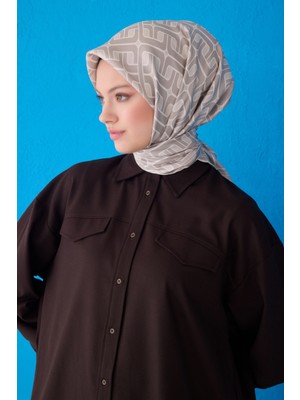 Belli Saf Ipek Eşarp 4118D (Twill)-88