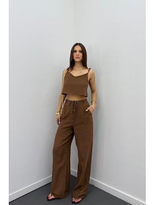 Aria Keten Kumaş Boncuklu Takım