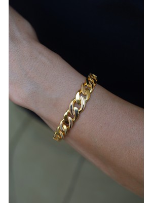 14 Ayar Altın Cimarlı Süzme Gurmet Kelepçe