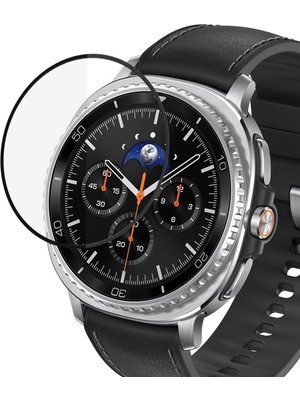Microsonic Samsung Galaxy Watch 8 Classic 46MM Tam Kaplayan Nano Cam Ekran Koruyucu Siyah