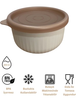 Evle x VipAhmet Vakumlu Saklama Kabı, 0,30 lt