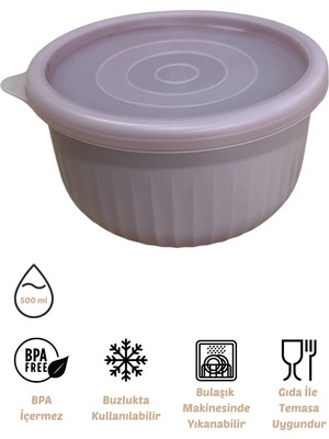 Evle x VipAhmet Vakumlu Saklama Kabı, 0,50 lt