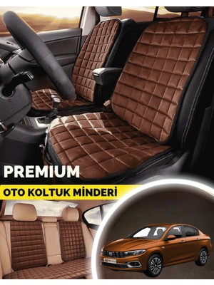 Egea Koltuk Minderi Ortopedik Cepli Araç Kılıf Seti – Tam Uyumlu,taba Renk, Konforlu Tasarım