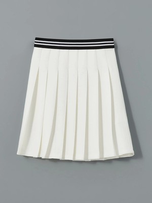 Lcw Kids Ekru Beli Lastikli Pileli Kız Çocuk Etek