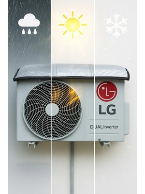 3D Printlix Klima Dış Ünite Güneş Koruyucu Örtü 100 x 50 cm – Isı Yalıtımlı, Su Geçirmez