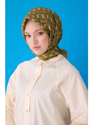 Belli Saf Ipek Eşarp 4118D (Twill)-88