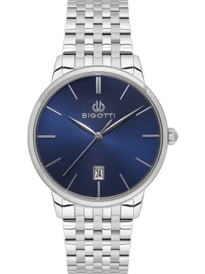 Bigotti BG.1.10644-3 Çelik Kaplama 5 Atm Suya Dayanıklı Metalik Renk Erkek Kol Saati