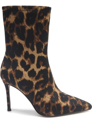 Nine West Justıce 5pr Leopar Kadın Topuklu Bot