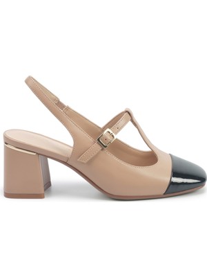 Nine West ARYAN 5PR Bej Kadın Topuklu Ayakkabı