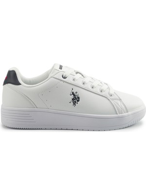 U.S. Polo Assn. 102023060 5F Cost 5PR Kadın Klasik Sneaker Beyaz