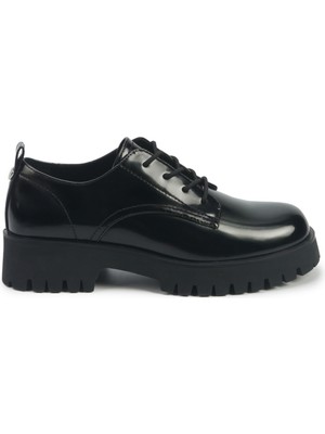 Nine West Glorıann 5pr Siyah Kadın Oxford Ayakkabı
