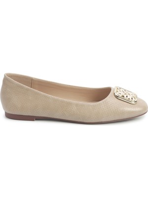 Nine West VIAR2 5PR Bej Kadın Babet